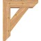 Ekena Millwork Traditional Slat Smooth Bracket w/ Offset Brace, Western Red Cedar, 7 1/2"W x 26"D x 30"H BKT0806X26X30TRA06SWR - alternate 3